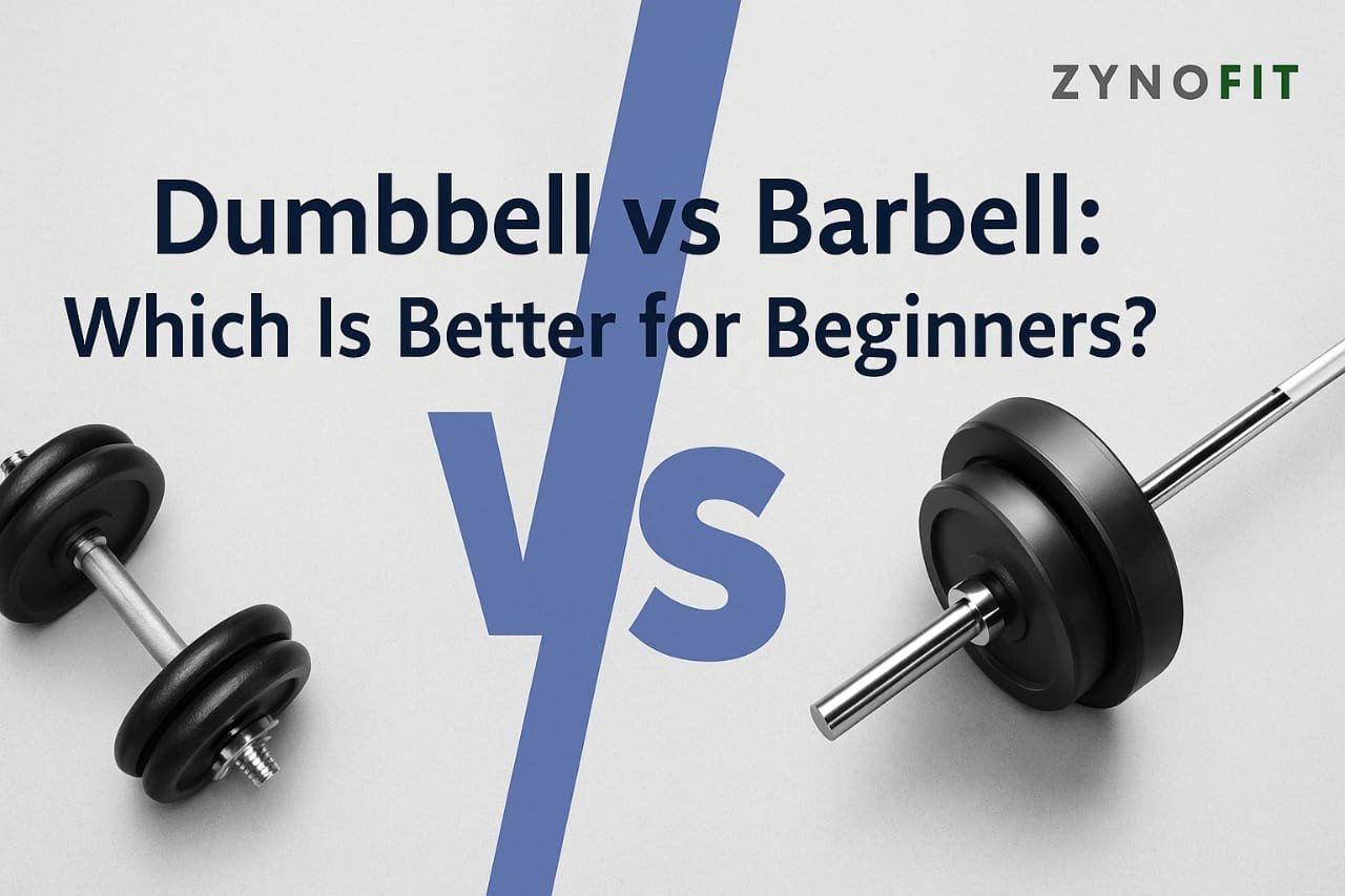 dumbbell vs barbell banner